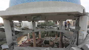 Death toll from Israeli strike on Gaza mosque rises to 21