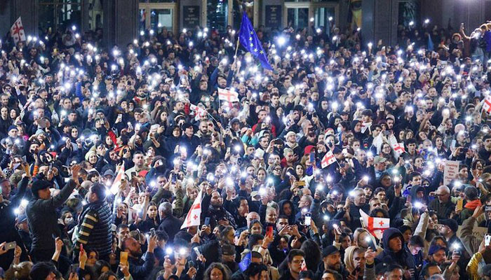 Оппозиция Грузии анонсировала митинг против итогов выборов 4 ноября