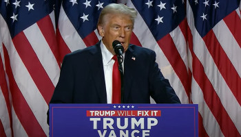 Donald Trump declares victory in presidential election as he addresses supporters