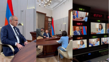 Փաշինյանը հարցազրույց է տվել Հանրային հեռուստատեսությանը