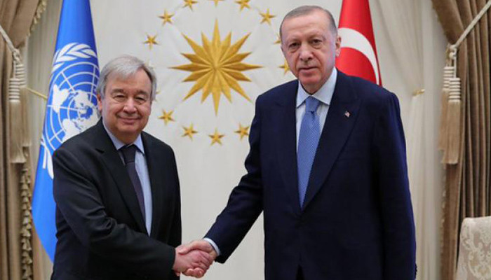 Cumhurbaşkanı Erdoğan, Guterres ile telefonda görüştü