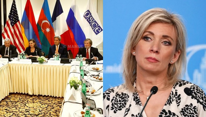 Zakharova: Baku and Yerevan can jointly initiate the dissolution of the OSCE Minsk Group