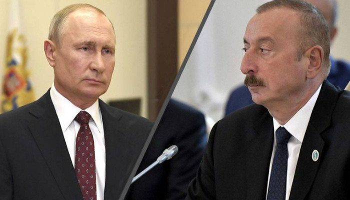 Putin, Azerbaycan uçağının düşürüldüğü "trajik olayın Rus hava sahasında yaşanması nedeniyle" Aliyev'den özür diledi